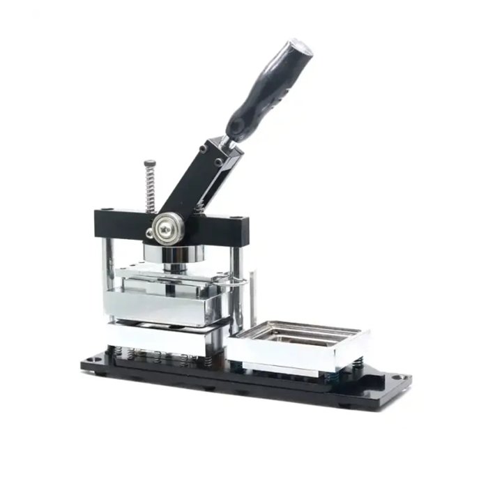 low cost Rectangular Shape Button Badge Making Machine for sale