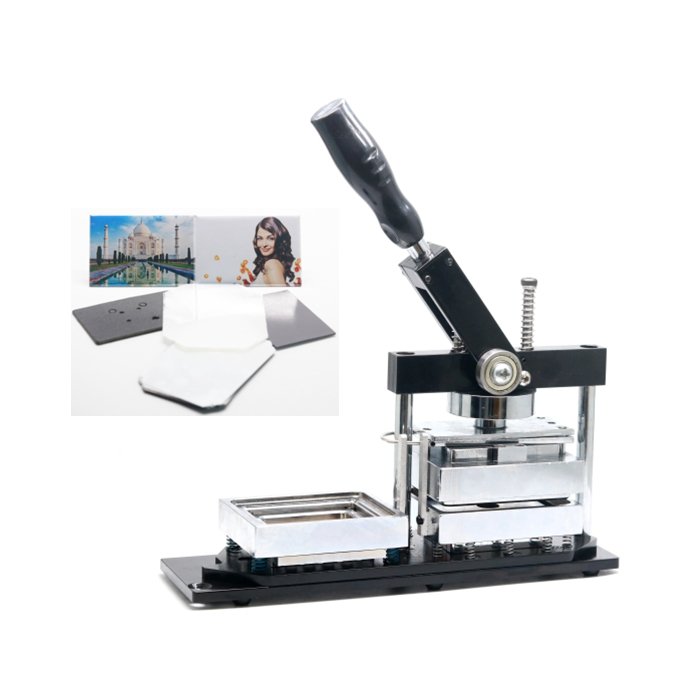 low cost Rectangular Shape Button Badge Making Machine for sale