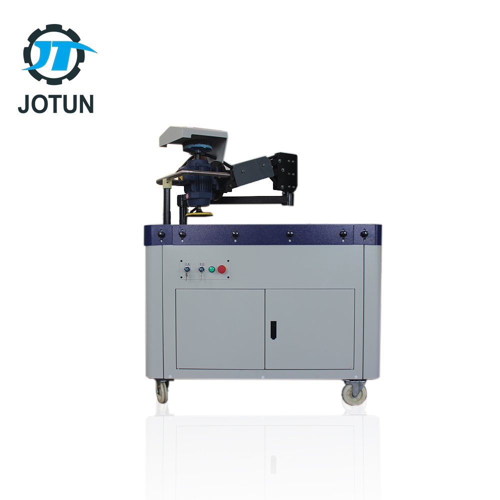 Double-head free-switch brush plate sandpaper piece efficient work deburring machine