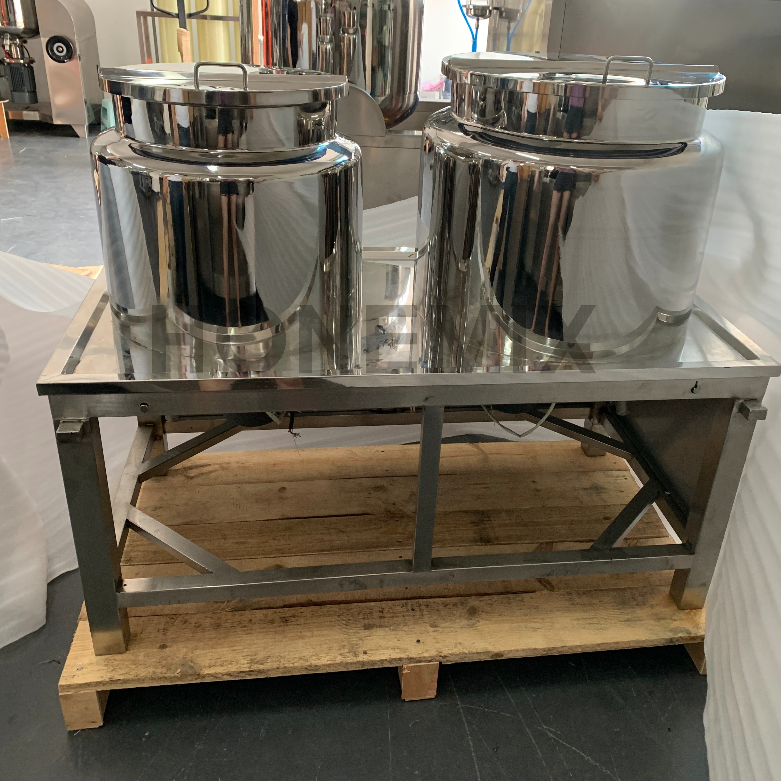 Hone Lotion Skin Care Making Machine Cosmetic Mixing Equipment Vacuum Mixing Machine Homogenizer Mixer Machine