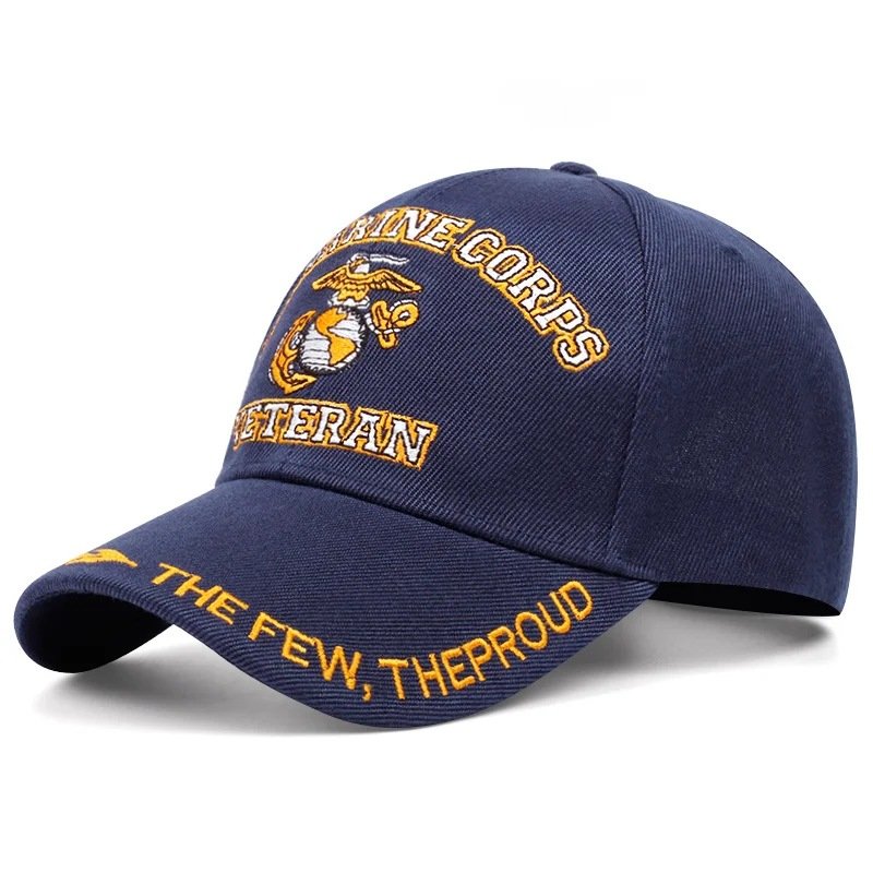 Wholesale camping training Luya Fishing caps Stereoscopic 3D embroidered baseball caps Cheetah Marine Commando caps