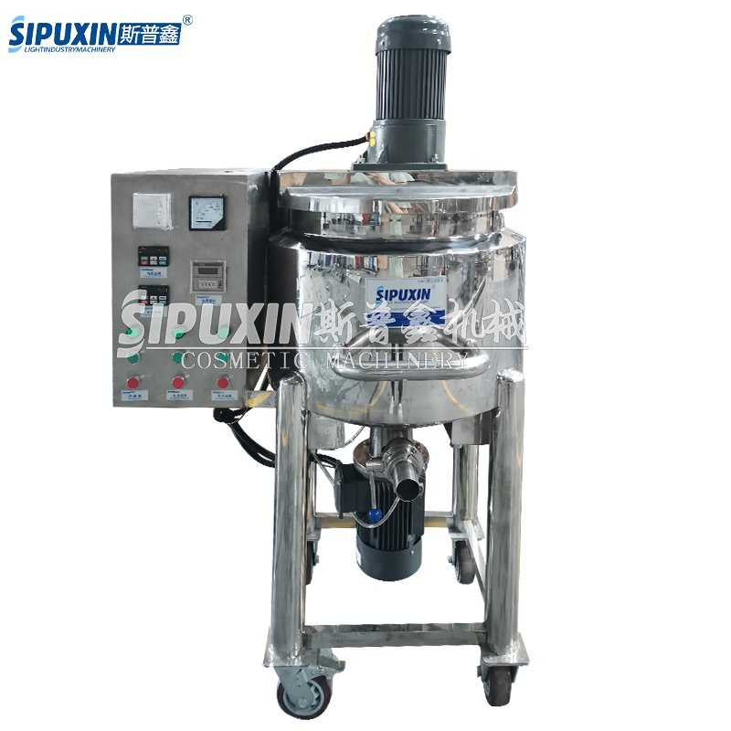 High Quality Movable Liquid Soap Making Machine Hot Sale Mixer Machine For Detergent Electric Heating Shampoo Mixing Equipment