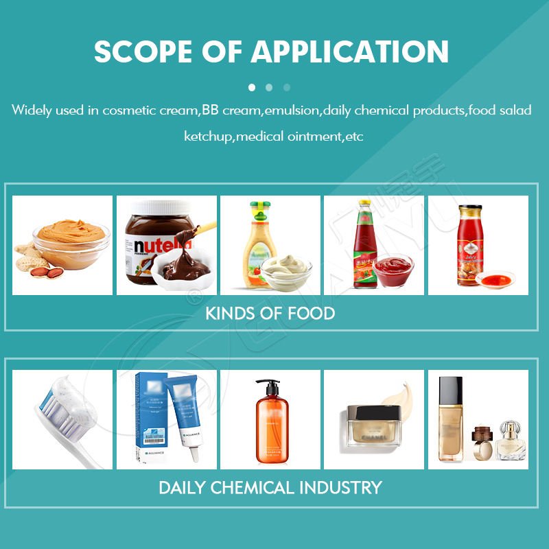 Vaselin Making Equipment Vacuum Emulsifying Machine Cosmetic Firming Lotion Mixer Manufacturing Machinery