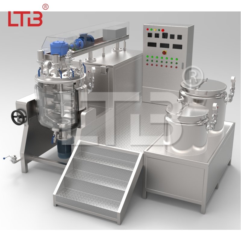 Hot Selling Ointment Cream Mixer Machine Cosmetic Vacuum Emulsifying Toothpaste Making Machine