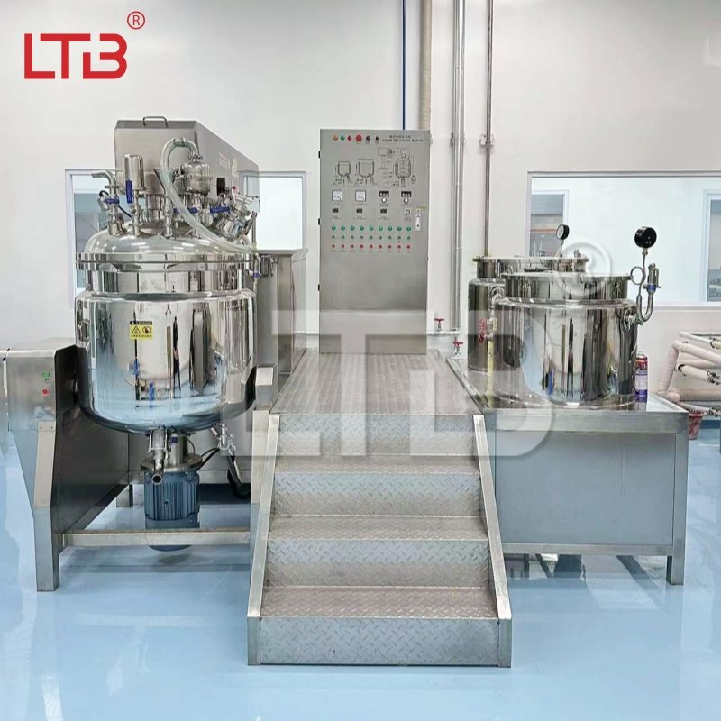 Hot Selling Ointment Cream Mixer Machine Cosmetic Vacuum Emulsifying Toothpaste Making Machine