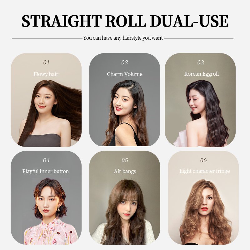 Mini Flat Straightener 2 in 1 straighten and curl student household travel hair curling straightener hairstyle making