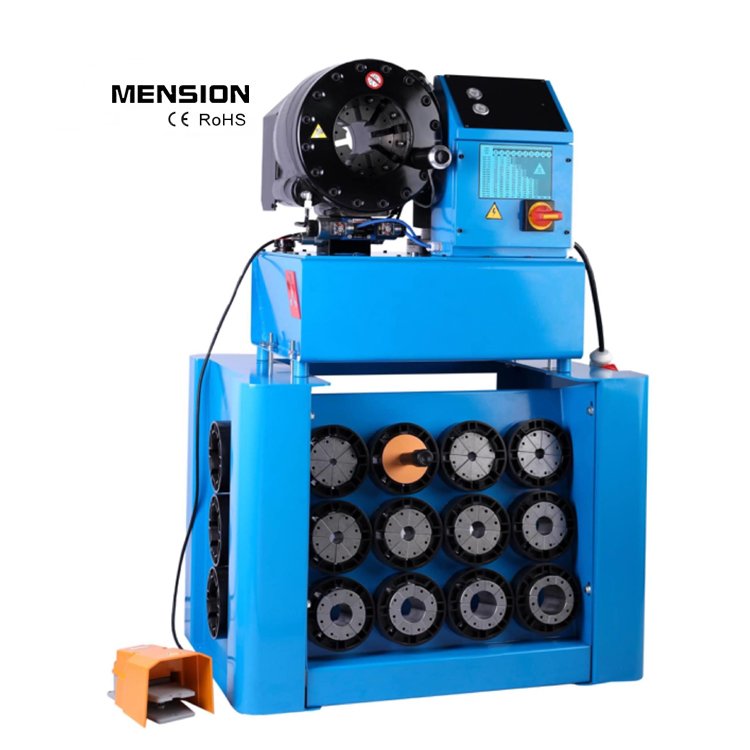 Ideal choice for crimping hydraulic hoses up to 2"1/2 six spirals and industrial hoses up to 4" hose crimper with high quality