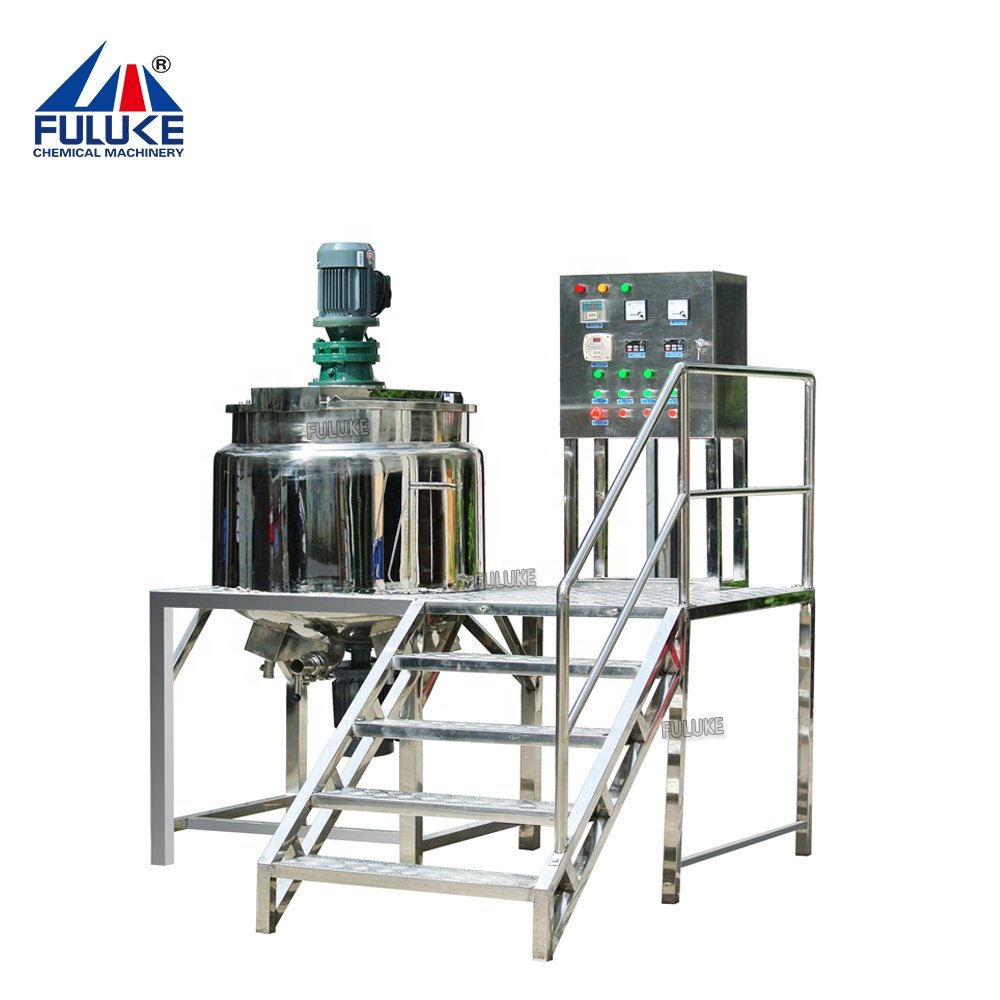 Liquid Detergent Mixer Electric Heating Mixing Tank Liquid Mixer Stainless Steel Hot Selling Provided Automatic Mixing Equipment