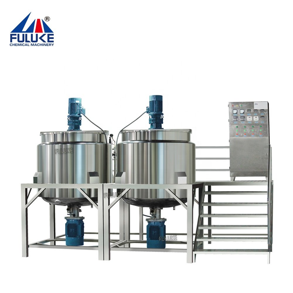 Liquid Detergent Mixer Electric Heating Mixing Tank Liquid Mixer Stainless Steel Hot Selling Provided Automatic Mixing Equipment