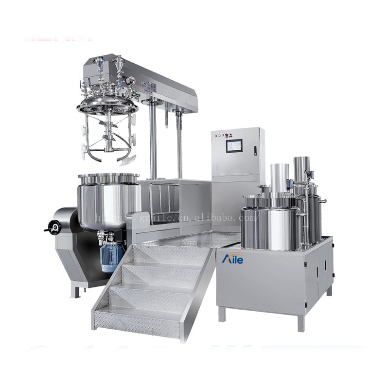 Liquid Soap Making Machine Stainless Steel Mix Equipment Cosmetic emulsifying machine Provided Siemens Motor Hydraulic System
