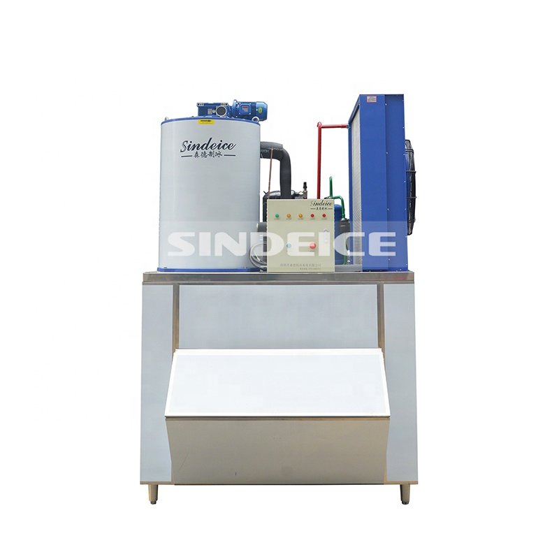 2024 New Design Good Quality Good Price 3T Flake Ice Making Machine for Seafood Freezing and Cooling