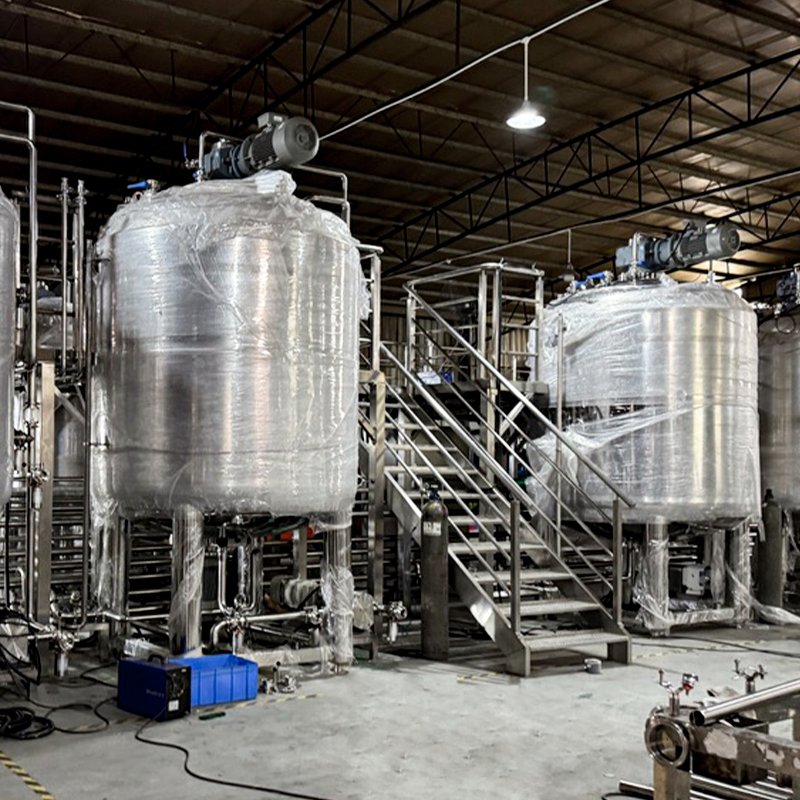 shampoo and conditioner making machine 5000L 3000L 2000L 1000L vacuum emulsifying mixer for cosmetic production c