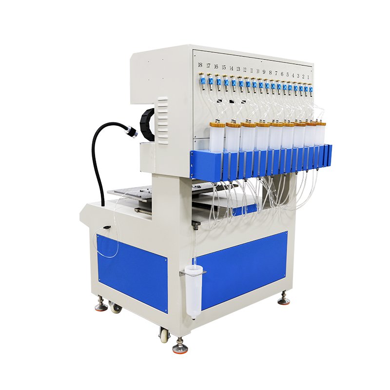 18 Colors Soft PVC Silicone Gel Label Dispensing Machine Rubber Badge Machine