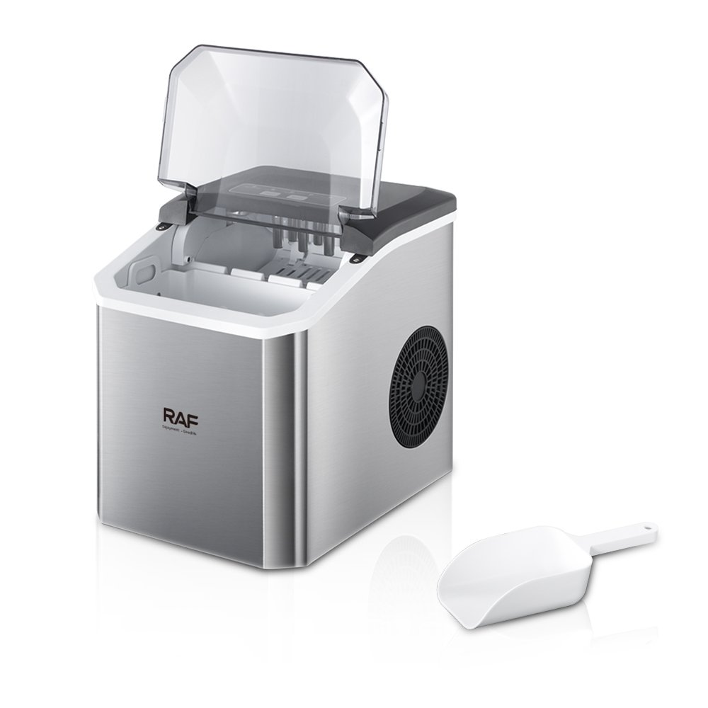 RAF New Commerical Household Automatic Countertop Portable Small Mini Ice Cube Maker Machine For Home Automatic Cleaning