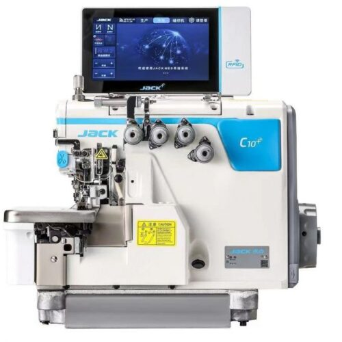 Brand New Jack C10+ Advanced 4 Thread Overlock Sewing Machine With Touch Screen Panel 6 Thread Overlock Machine