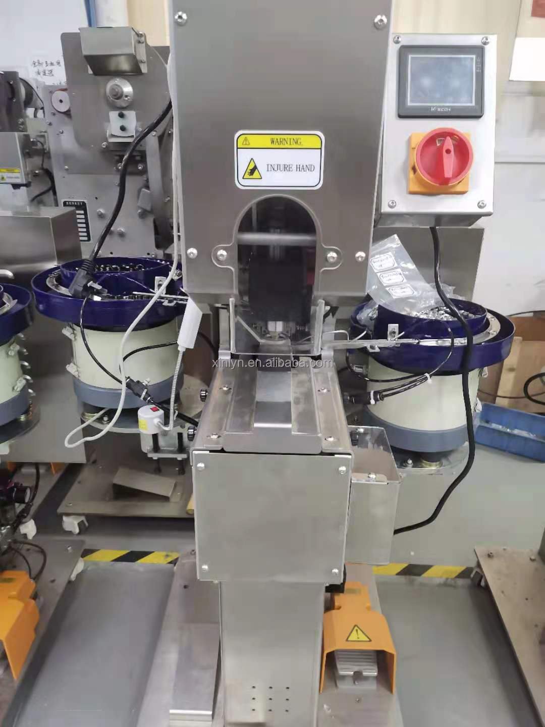 Automatic Leather Garment Metal Snap hole Eyelet Button setting fixing Machine
