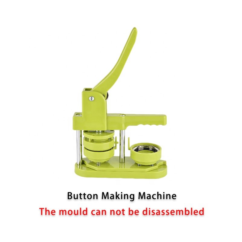 New Portable DIY Button Badge Making Machine Rotary Badge Maker with metal back button material 100 sets