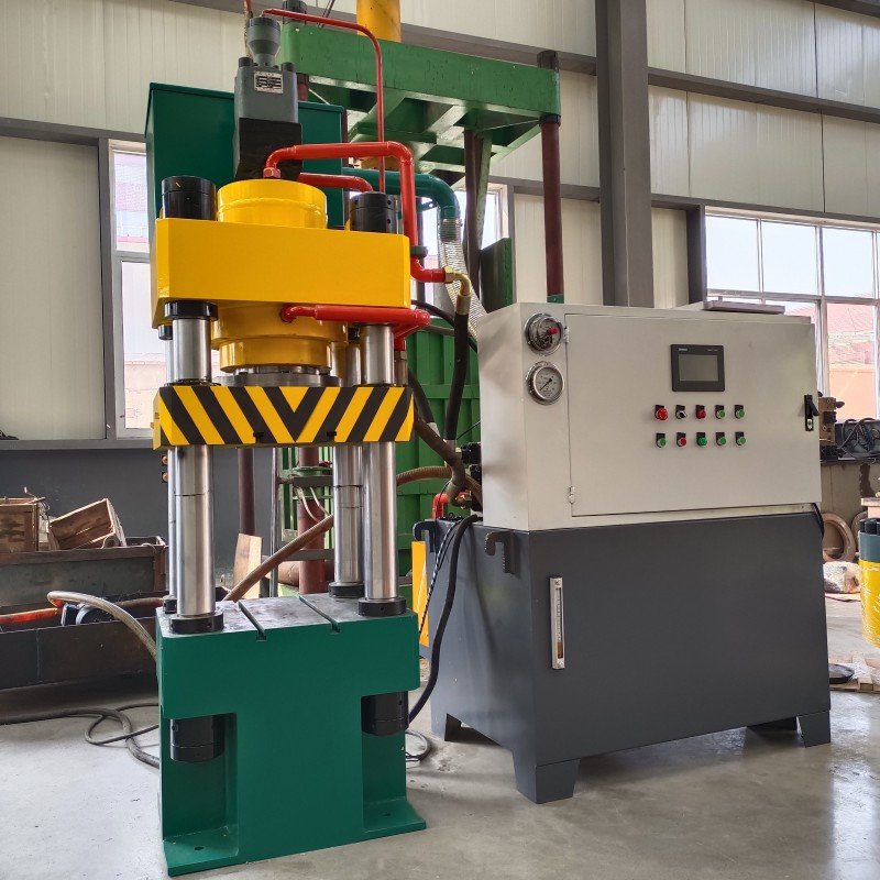 Three Beam Four Column Stamping machine Key Rapid Punching And Embossing 160T Hydraulic Press