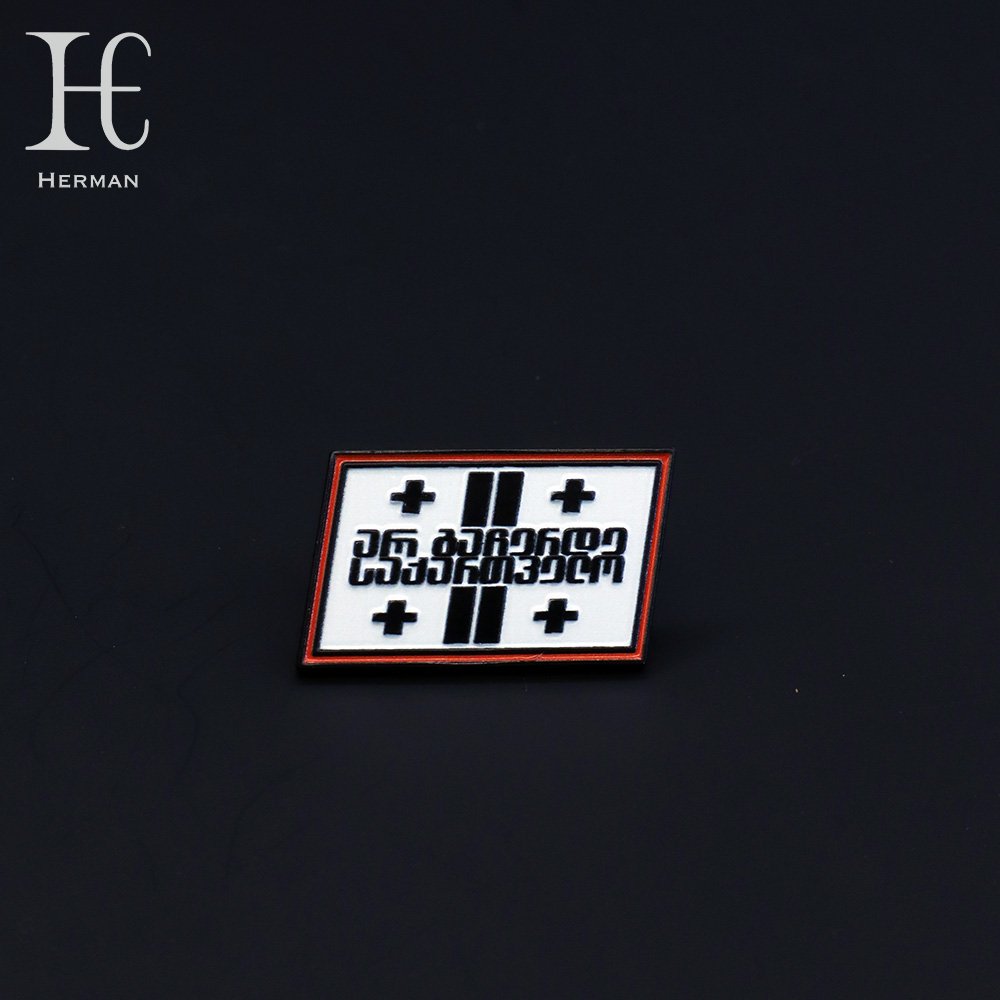 Factory custom letter badge Team commemorative badge Enamel badge Welcome big promotion discount