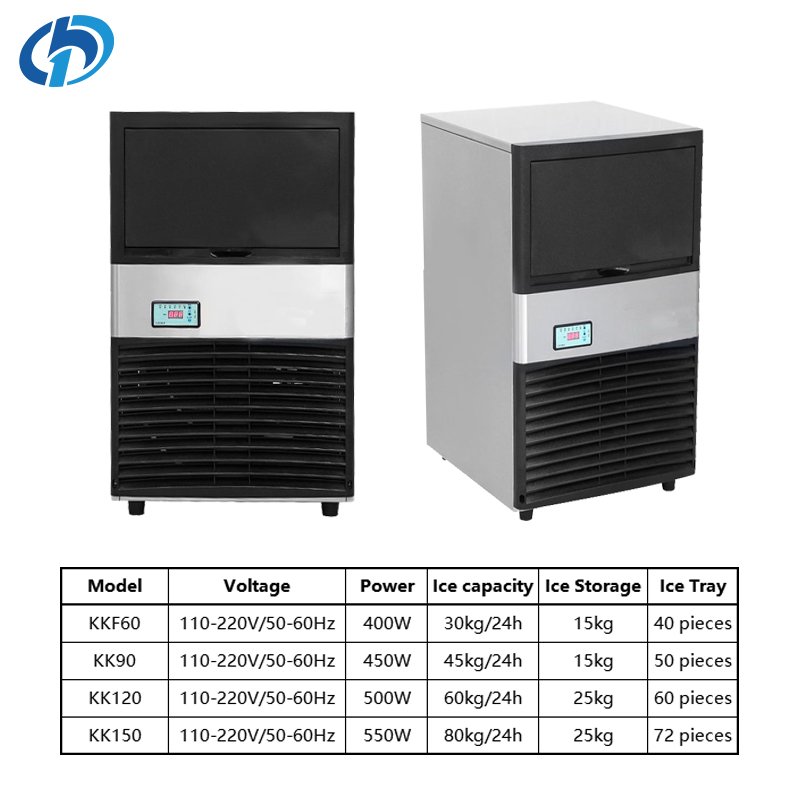 Ice Cube Machine Ice Block Making Machine 30kg Commercial Automatic Countertop Ice Makers Machines For Business Home