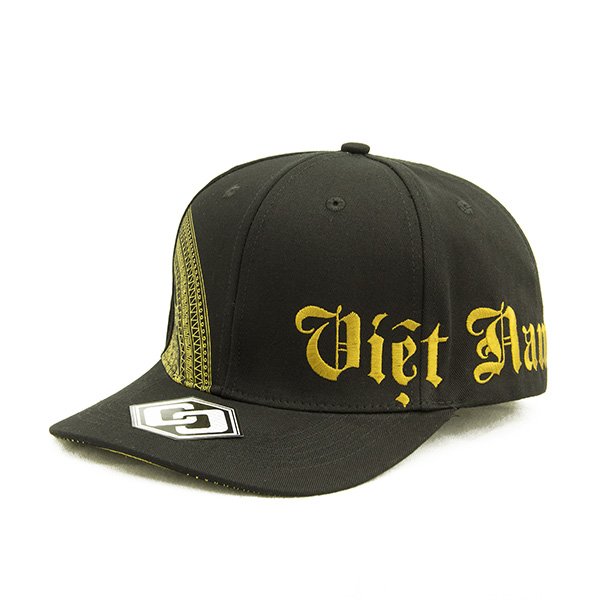 Vietnam Factory ODM Customized Flat Brim Embroidery Snapback Caps Custom Sports Hats With Logo Cap Hip Hop Caps