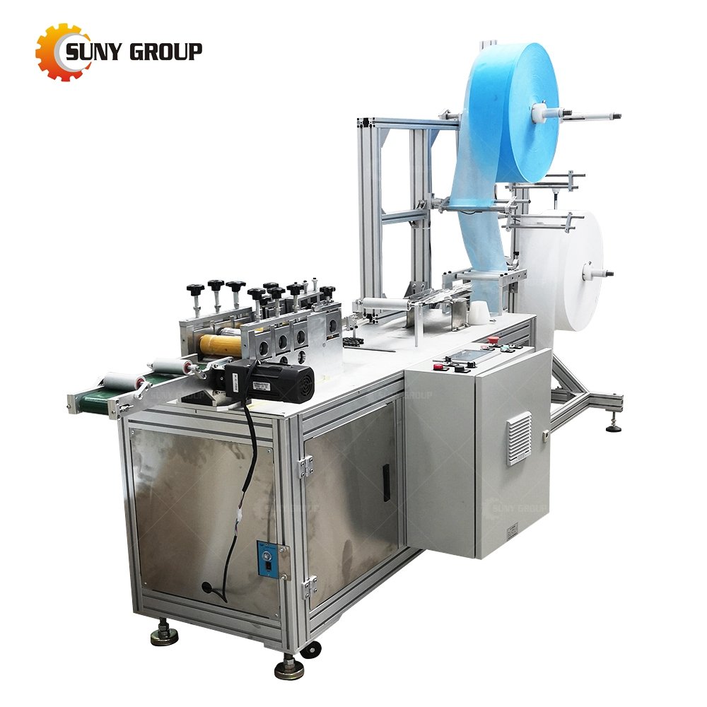 High Stability 3Ply Mask Making Plant Disposable Medical Face Mask Making Machine Automatic Mask Equipment Production Line