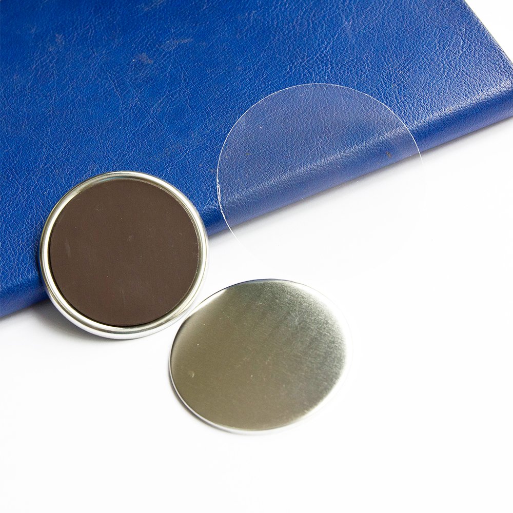 Hot sale fridge magnet button badge making machine used 58mm circle badge raw material blanks custom printing fridge magnet