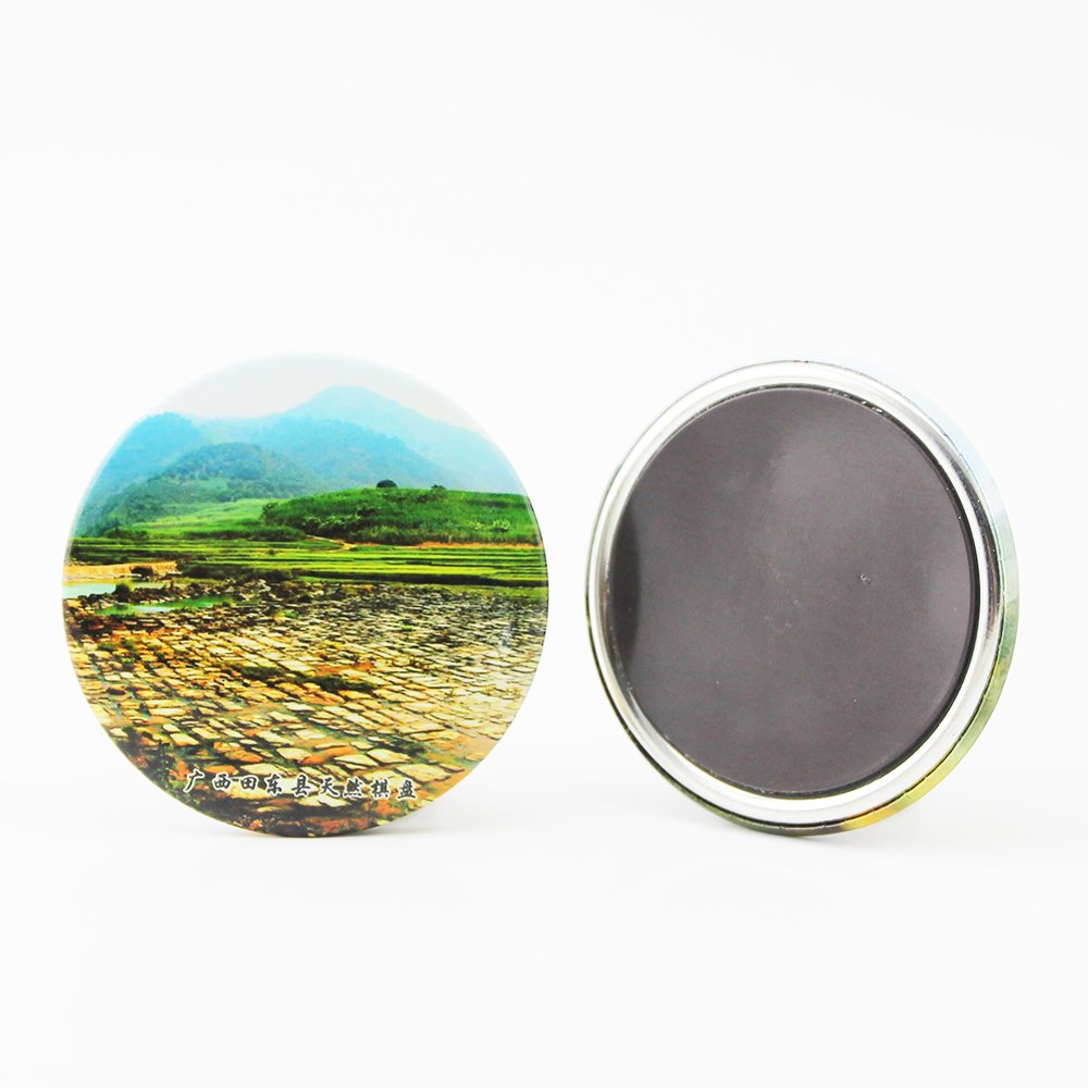 Hot sale fridge magnet button badge making machine used 58mm circle badge raw material blanks custom printing fridge magnet