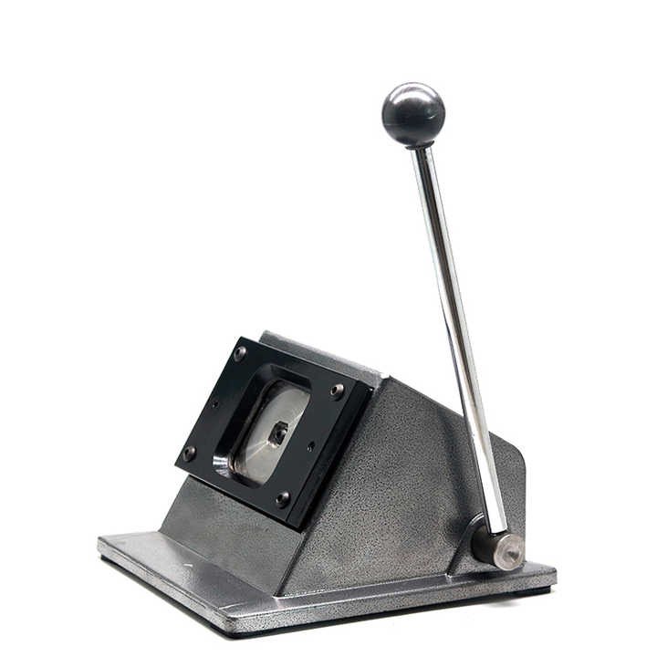 Manual Card Cutter 50*50mm Button Making Machines for Paper PVC Plastic for Desktop Use