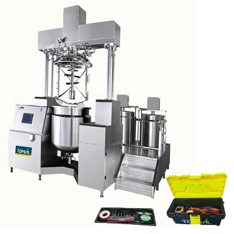 50L batch homogenizer cosmetics face cream making mixer machine