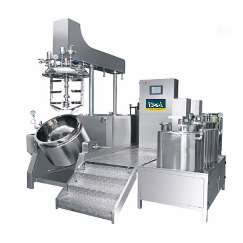 50L batch homogenizer cosmetics face cream making mixer machine