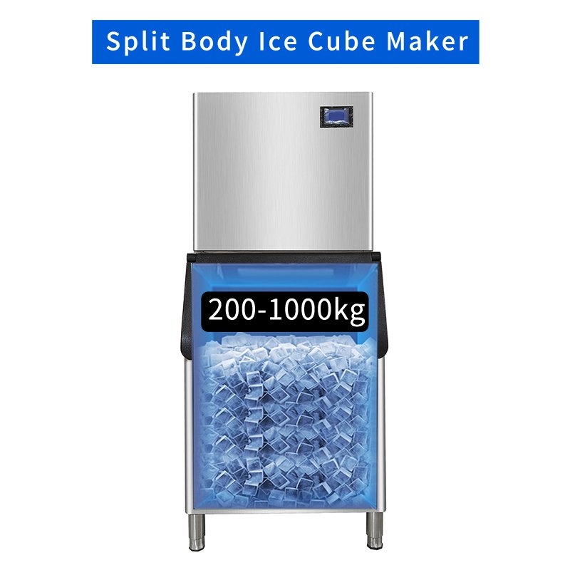 100KG Commercial Ice Maker Machine Business Block Ice Machine Automatic Ice Cube Making Machine