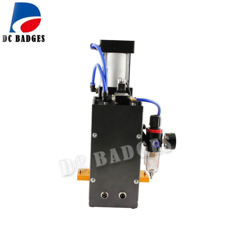 Factory Sale round semi-auto button making machine DCMA-012 pneumatic button maker
