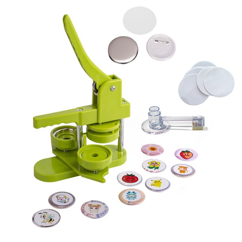 Home School DIY Button Badge Making Machine Kit New Condition Manual PVC Badge Machine
