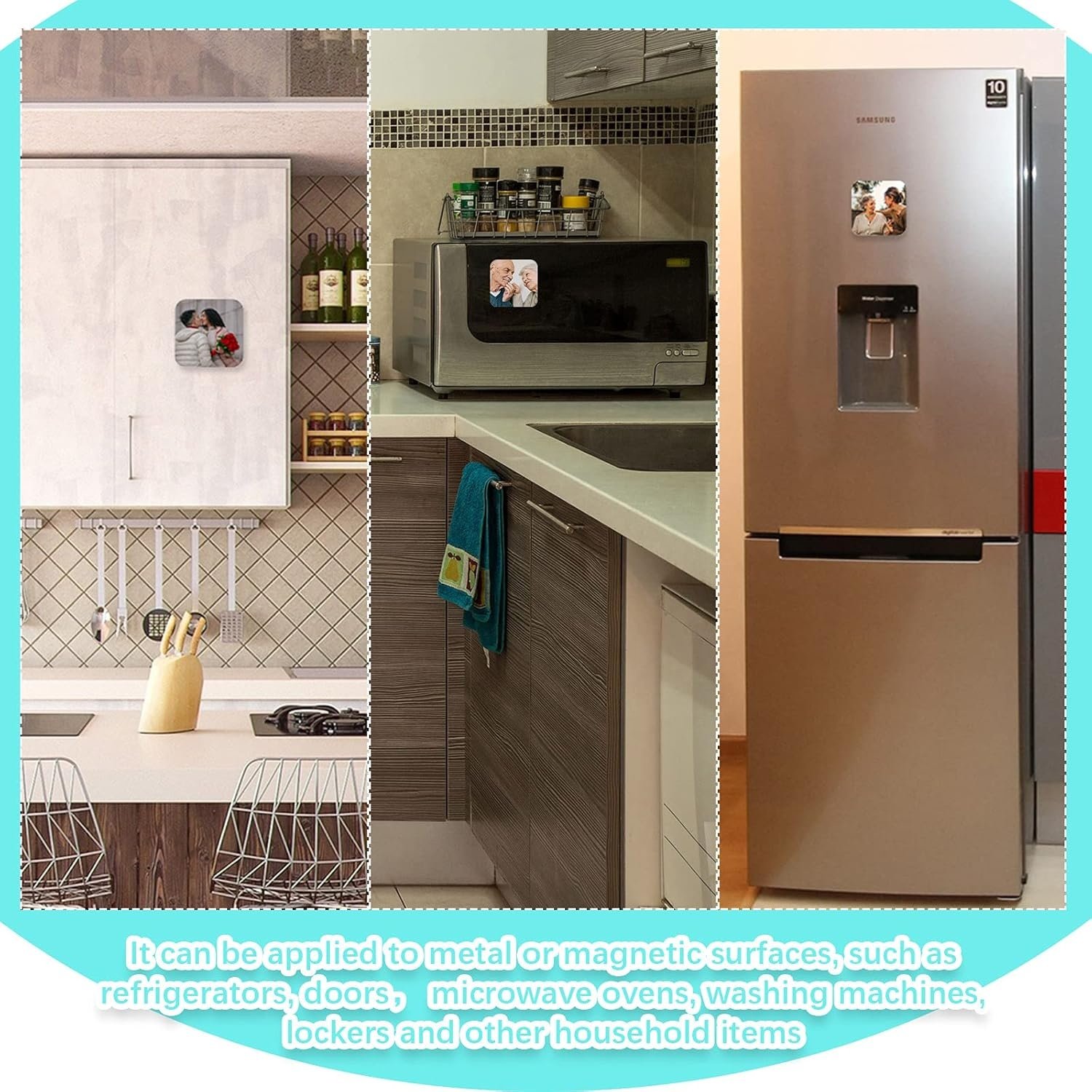 Custom photo fridge magnet button maker button machine kit plastic button making machines 2 x 2