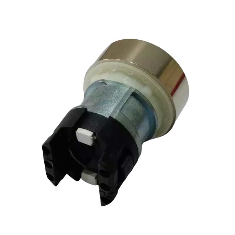 New Original Illuminated Pushbutton 3SB3501-0AA51, 22 mm, Metal, Round, Blue, Flat, with Holder for 3 Elements