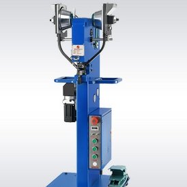 FM-400 fully automatic snap button attaching machine with safety equipment