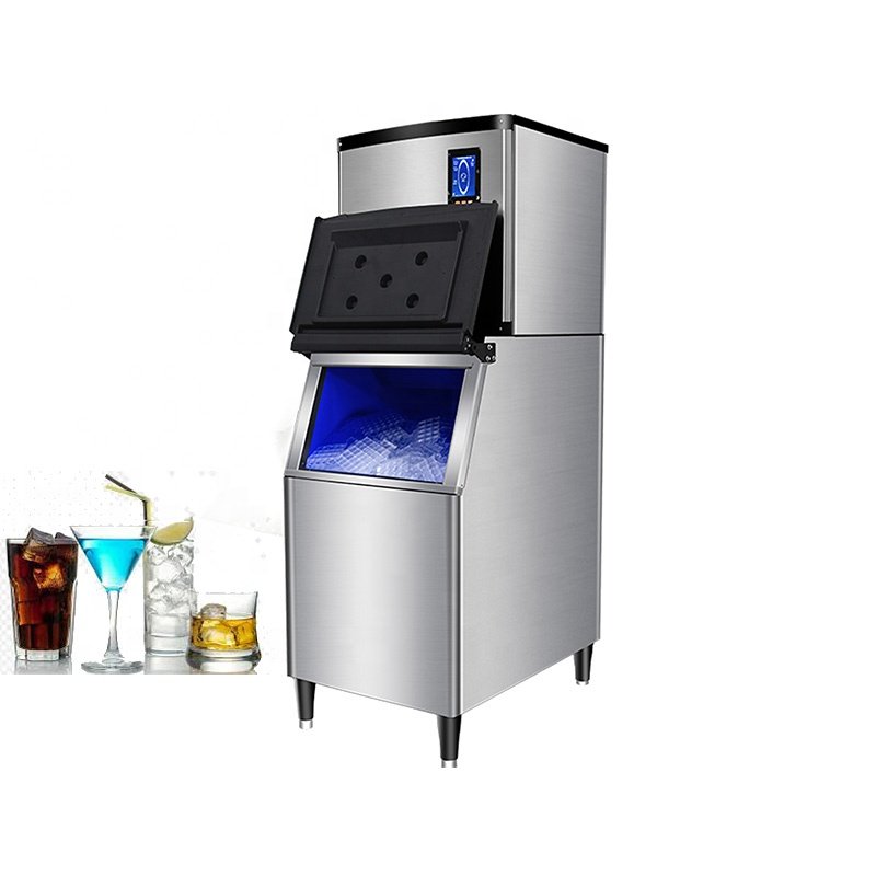 Stainless Steel Commercial Automatic crusher Ice Making Machine Automatic Snow Crushe 200kg/24h
