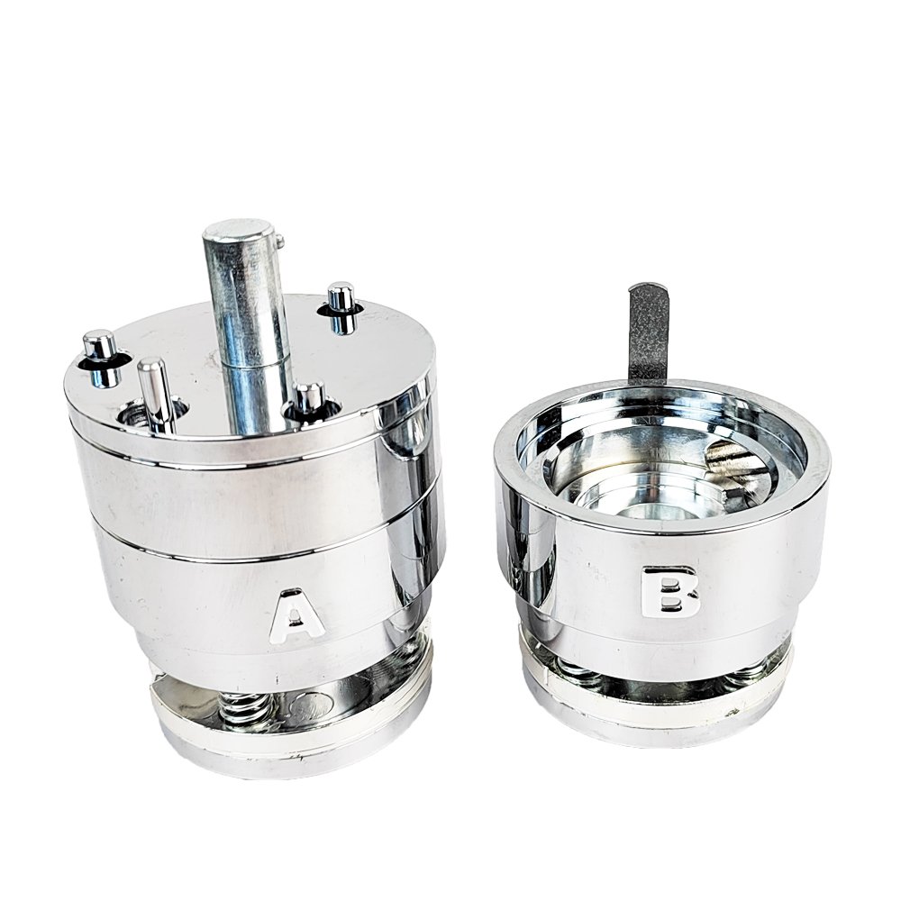 New Style 1-3/4" 44mm Round Interchangeable Button maker punch die mold for pin Badge Making