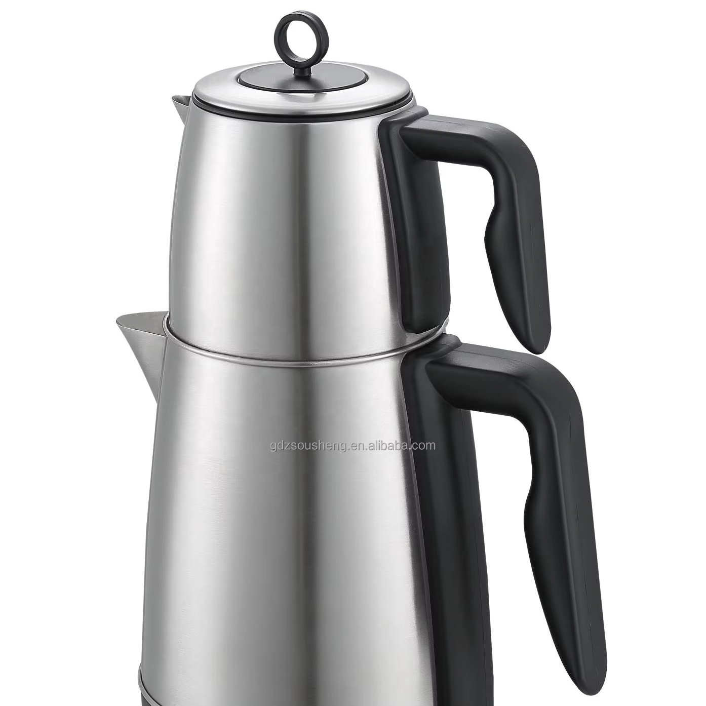 Food grade stainless steel Keep warm model Turkish 2 in 1 Electric Tea Maker Machine with tea infuser tea pot