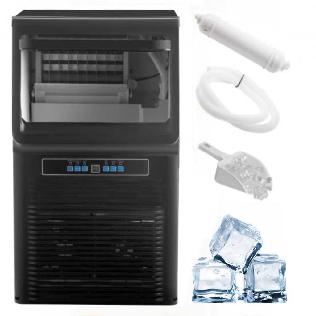 Factory 30kg/24H Countertop Ice Maker Automatic with 36Pcs Ice Tray Portable Commercial Ice Machine for Home Bar Restaurant