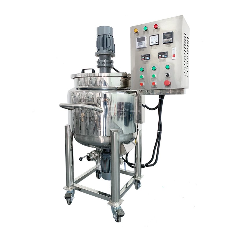 Hone Small Shampoo Making Machine 30 Litre Homogenizer Mixer With Heater