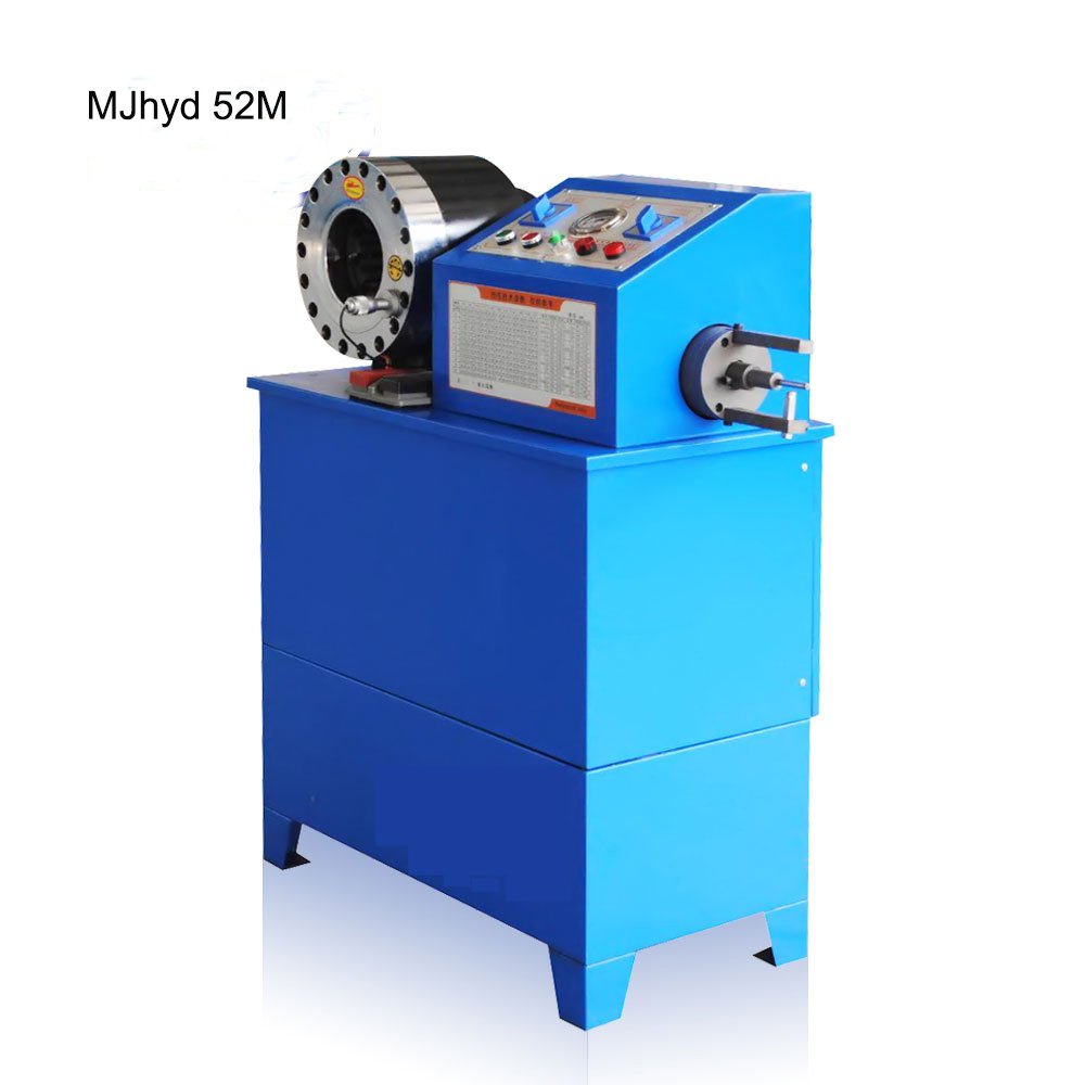 Dx68 Hydraulic Make Press 2" MJ52M 8'' high pressure Hydraulic Rubber Hose Auto Aircon pipe Crimping Machine skiving machine