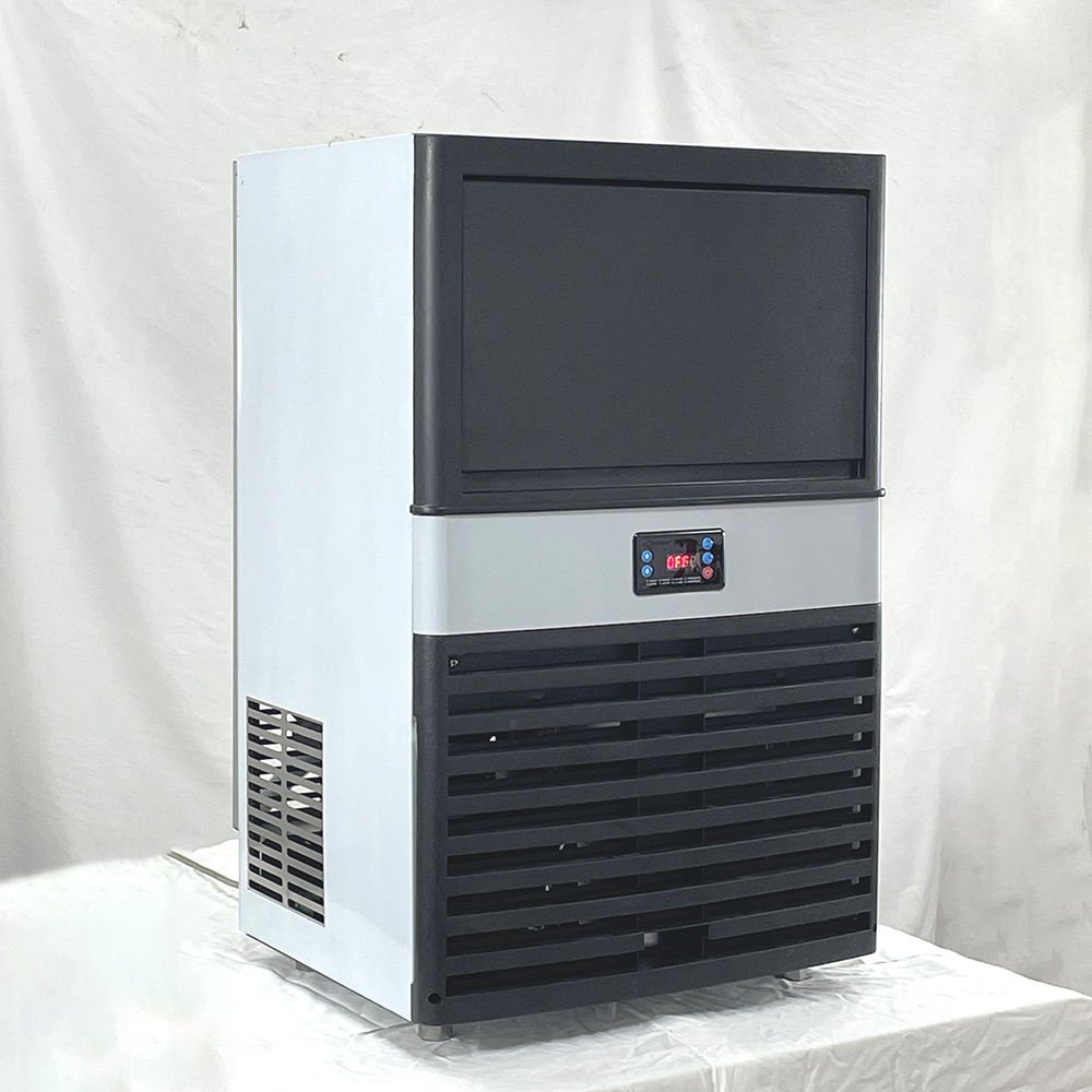 Ice Maker Machine Commercial 80kg Ice Cube Maker Automatic Ice Making Machine For Business Food Beverage Trucks