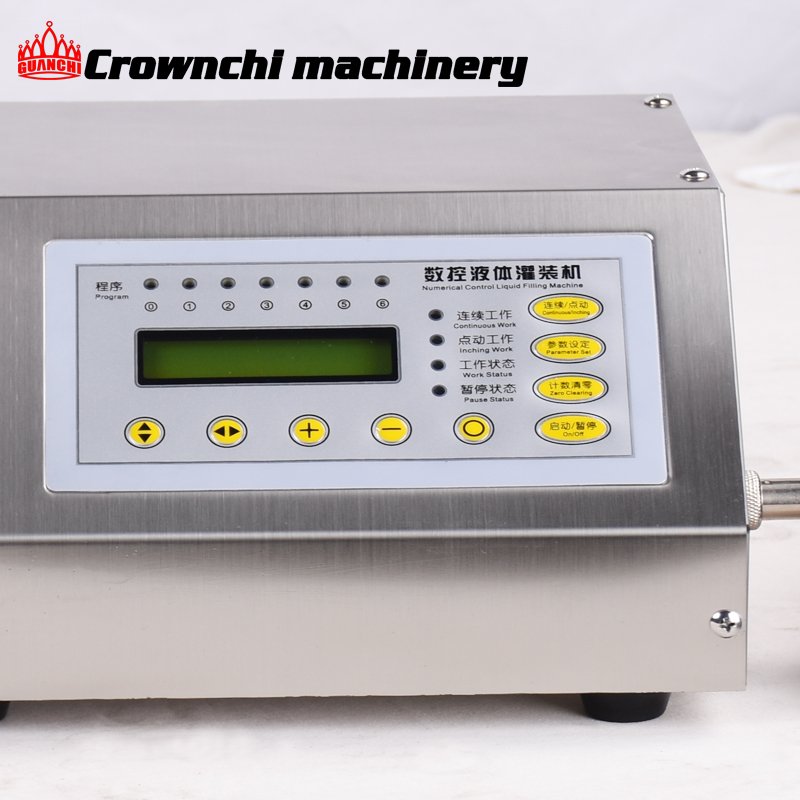 Tabletop Digital Control Liquid Filler Water Plastic Bottle Making Machine Glass Bottle Filling Machine Electric Pump 3-3500ml
