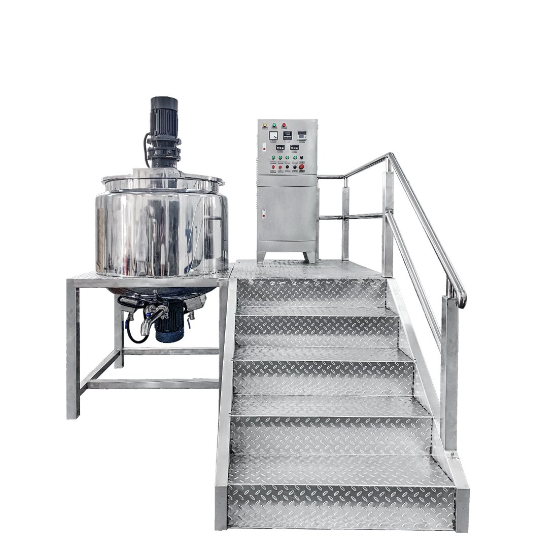 Detergent Cream Emulsifier Mixer Mixing Equipment Liquid Soap Maker Agitator Machine
