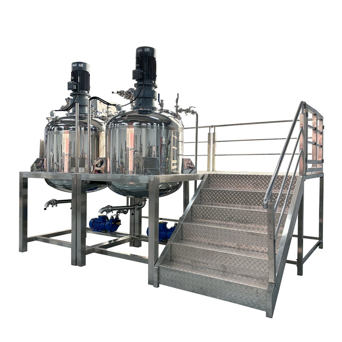 Detergent Cream Emulsifier Mixer Mixing Equipment Liquid Soap Maker Agitator Machine