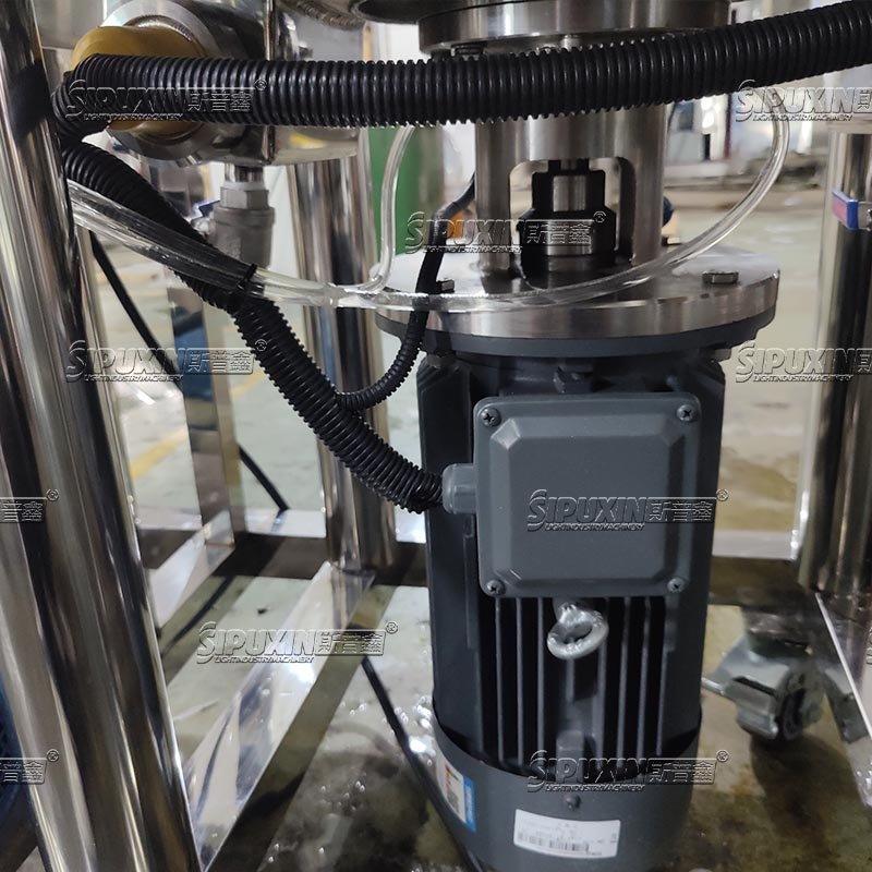 High Shear Homogenizing Blending Mixer with Vacuum Pump Emulsifying Machine For Face Cream Body Cream Making