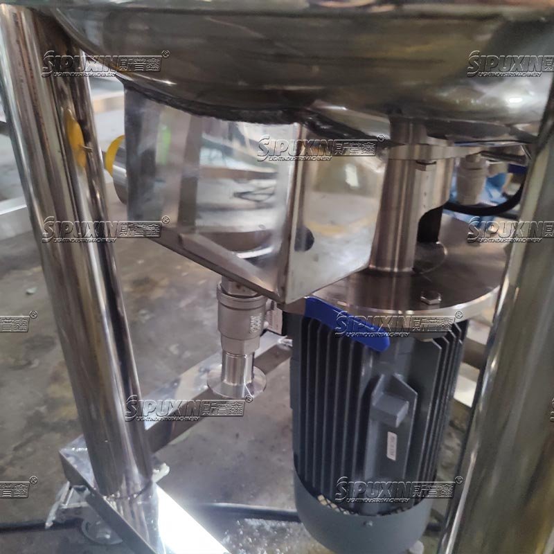 High Shear Homogenizing Blending Mixer with Vacuum Pump Emulsifying Machine For Face Cream Body Cream Making