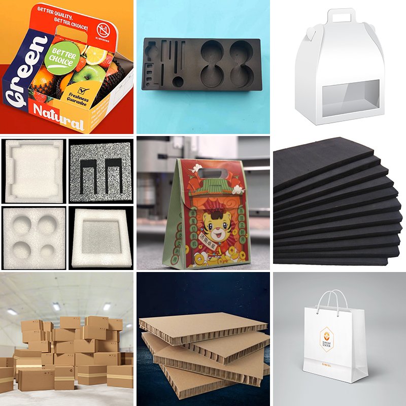 Meeshon digital flatbed cnc automatic foam cutting honeycomb corrugated box making machine for Packaging Industry